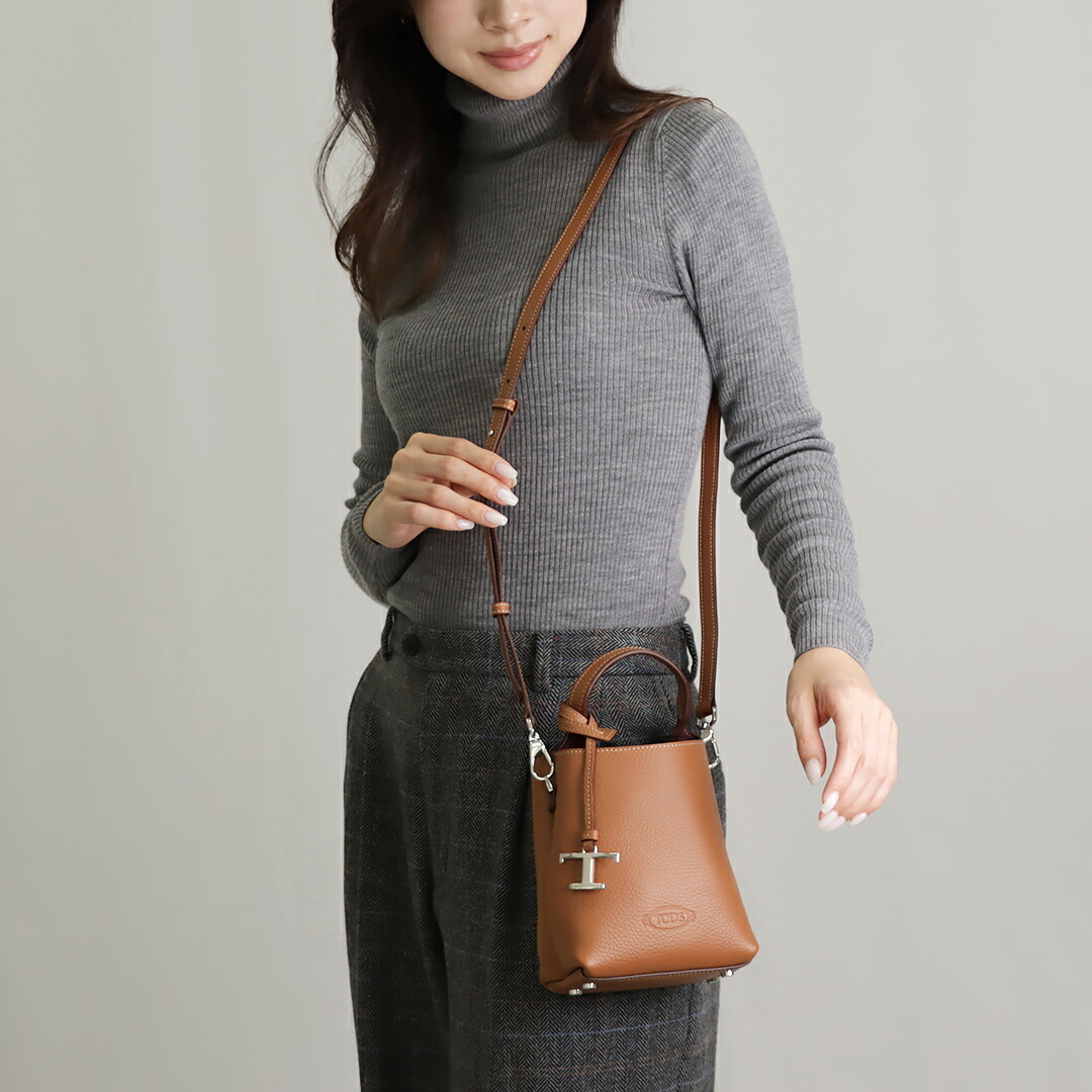TOD'S 2WAYバッグ Tタイムレス マイクロ XBWAPAT9000