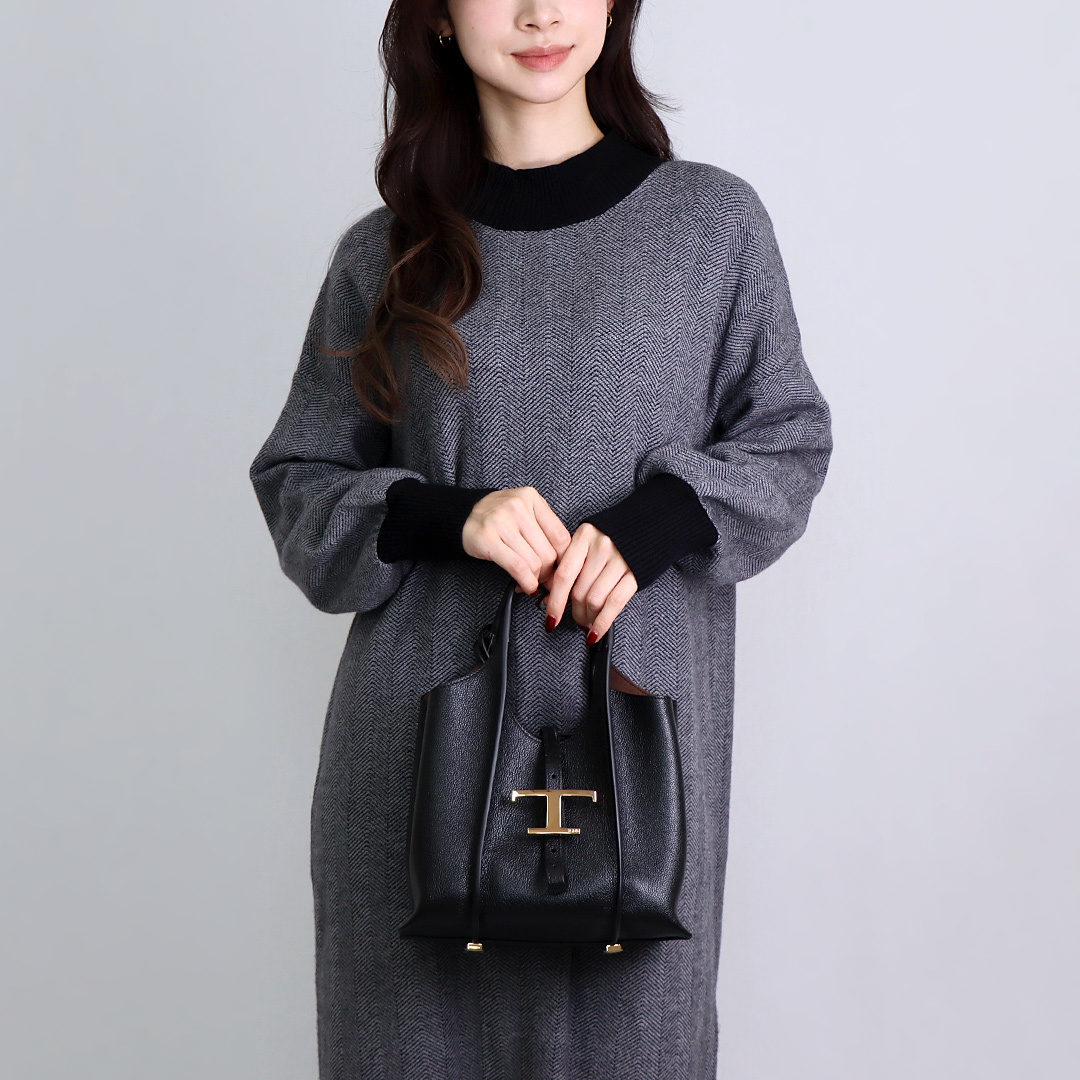 TOD'S 2WAYバッグ Tタイムレス ミニ XBWTSBA9100