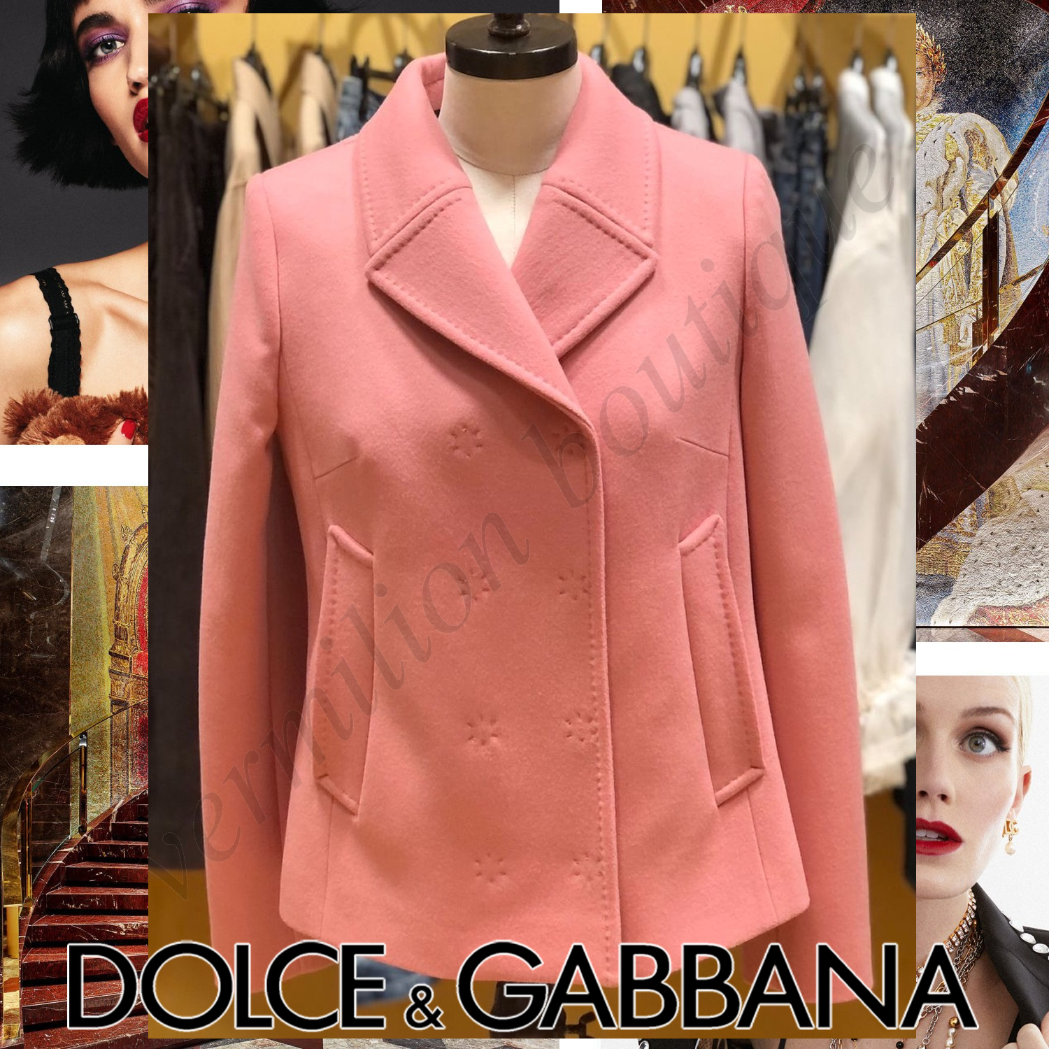 Dolce & Gabbana ショートコート ピンク