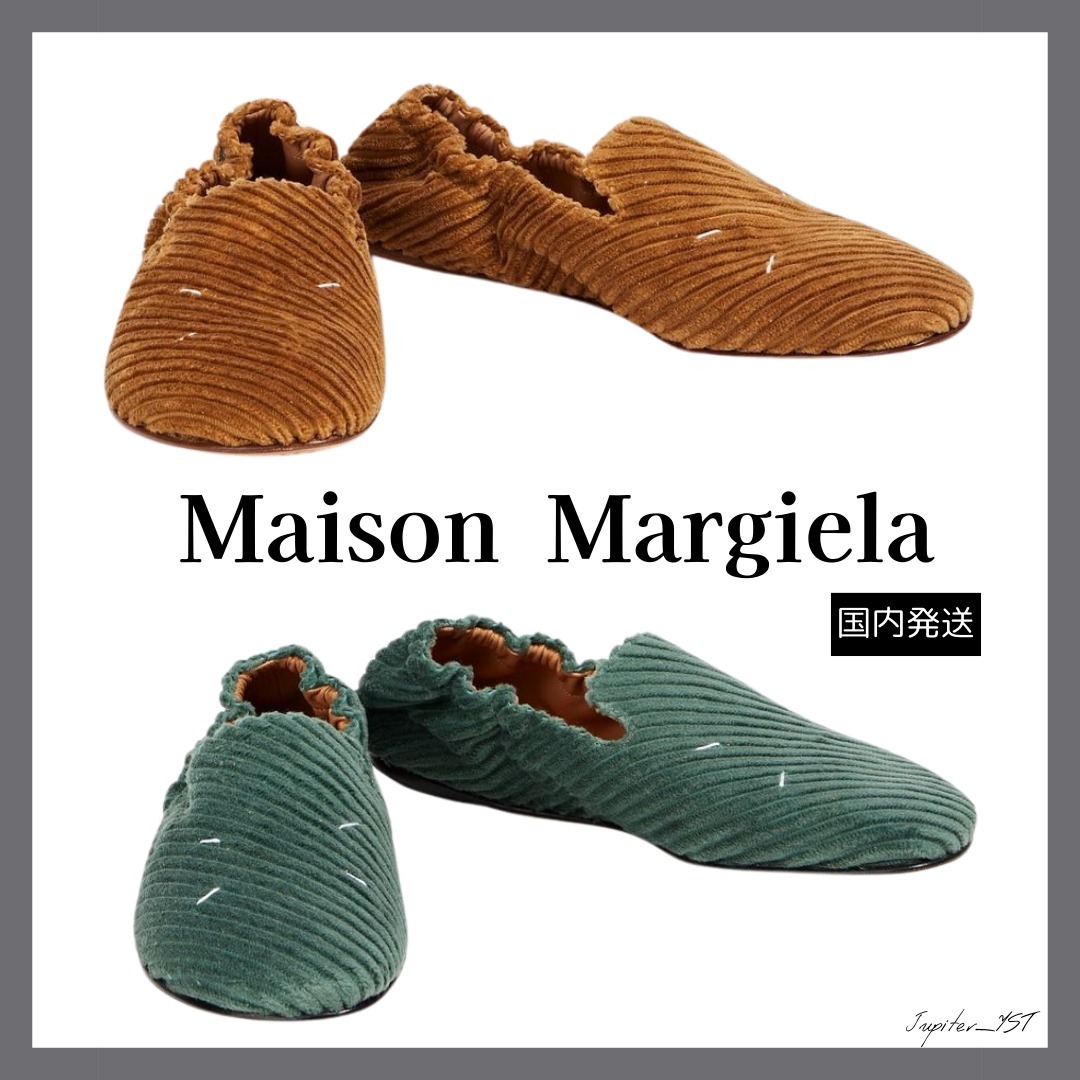 MAISON MARGIELA◆4ステッチ コーデュロイ ローファー