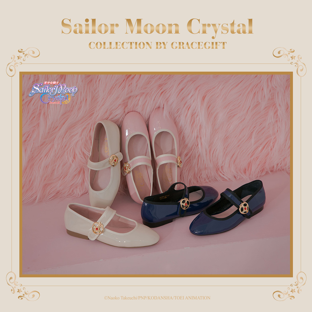 Gracegift台湾限定セーラームーン メリージェーンシューズ4色