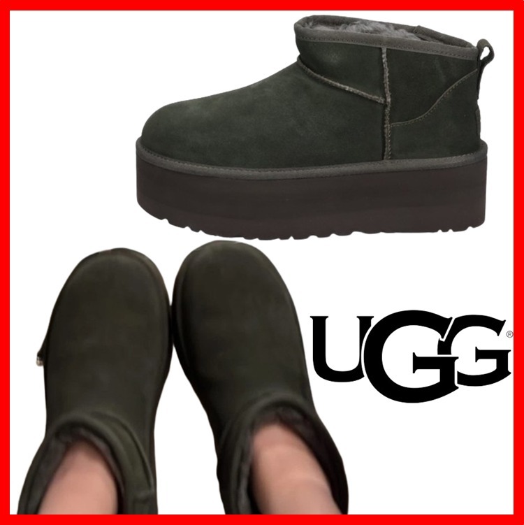 【UGG】☆UGG Classic Ultra Mini Platform Boots☆Forest Night