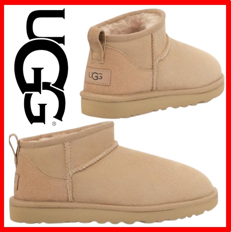 ☆韓国の人気☆【UGG】☆UGG Classic Ultra Mini☆Driftwood☆