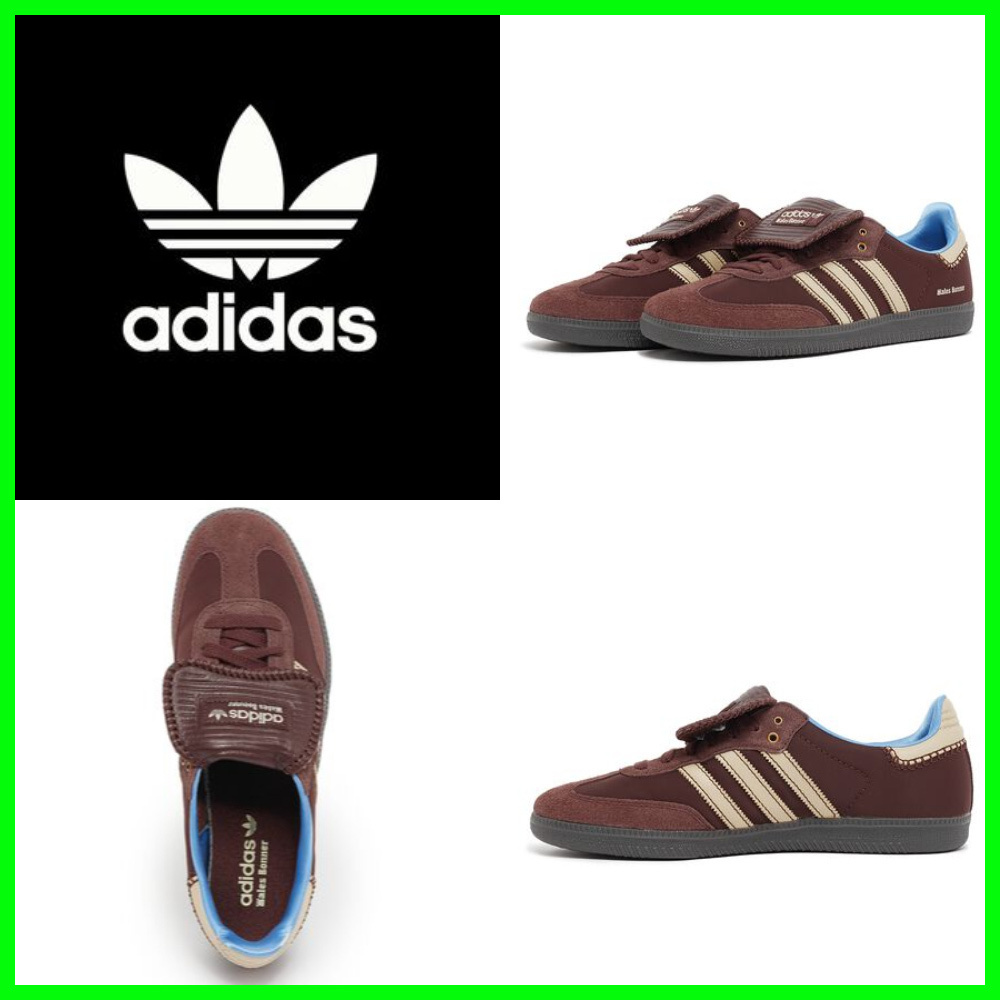 ★ADIDAS x Wales Bonner Nylon Samba Fox Brown Sandy Beige★