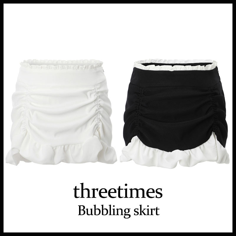 ★THREETIMES★BUBBLING SKIRT