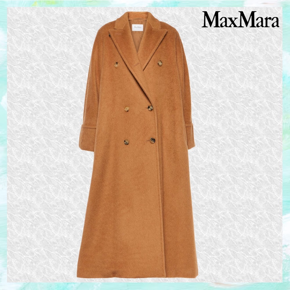 【送料込】Max Mara_Caronte oversized camel wool coat