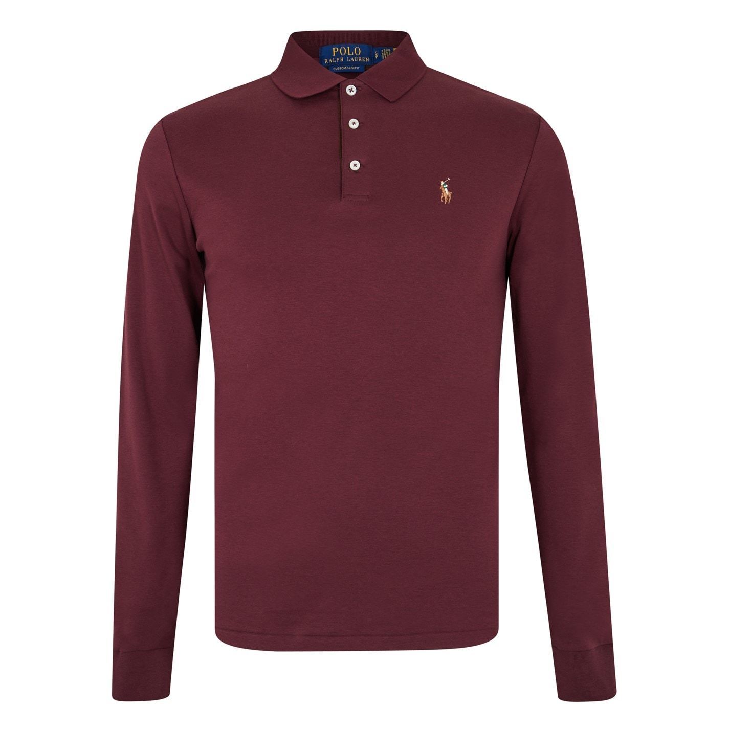 【POLO RALPH LAUREN】ピマ長袖ポロシャツ