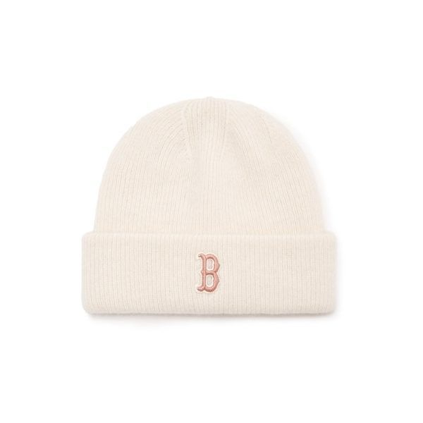MLB ベーシック アンゴラ ミッドビーニー BOS (D.Cream)