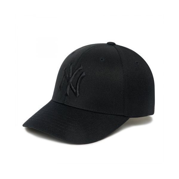 MLB AW シャドウ カーブキャップ NY (Black)