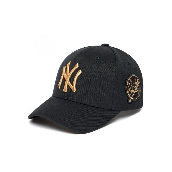 MLBサークル カーブキャップ NY (Gold)