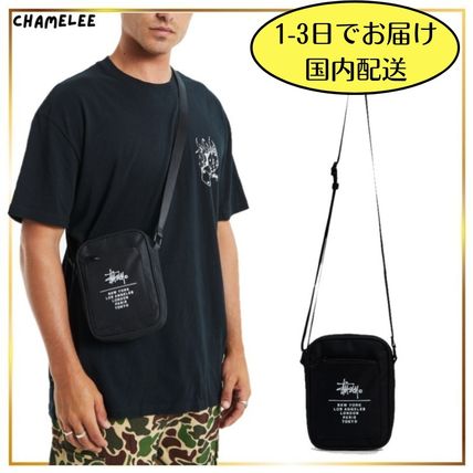 【新発売】今週の市販 STUSSY メッセンジャーバッグ 黒 バッグ