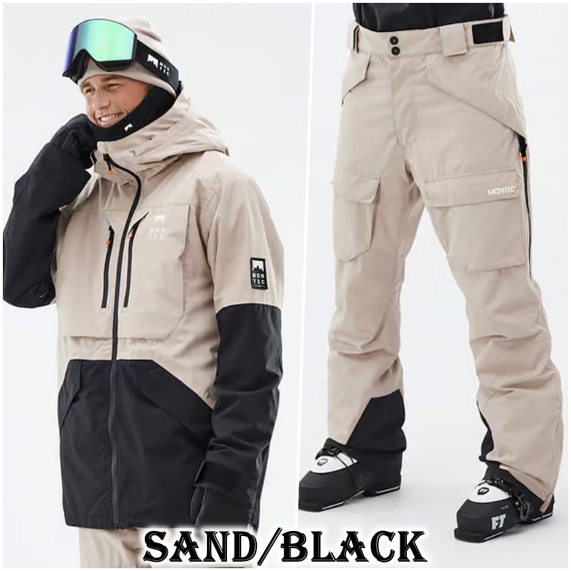 上下セット【MONTEC】Ski Snowboard Wear Men's◇JK＆ビブパンツ