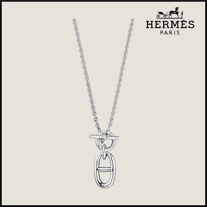【希少】HERMES シェーヌダンクル アンカーチェーン ネックレス