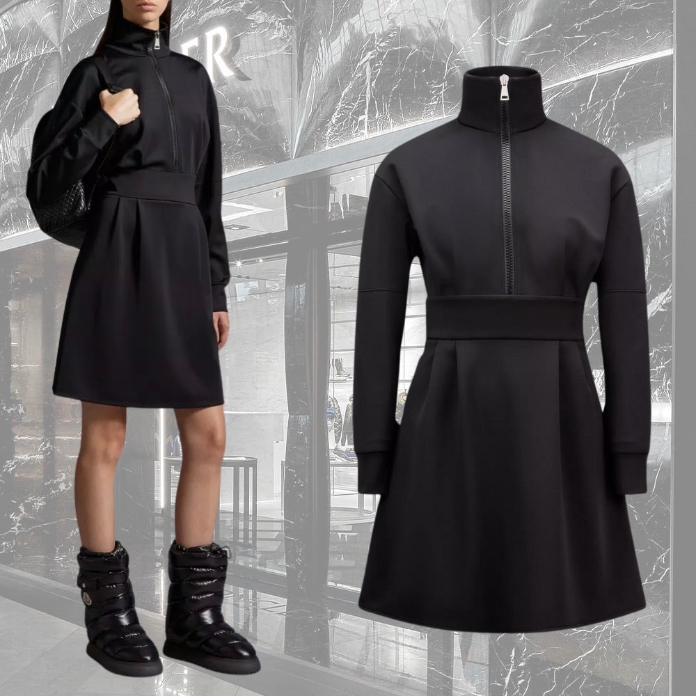 【MONCLER】TRIACETATE ドレス
