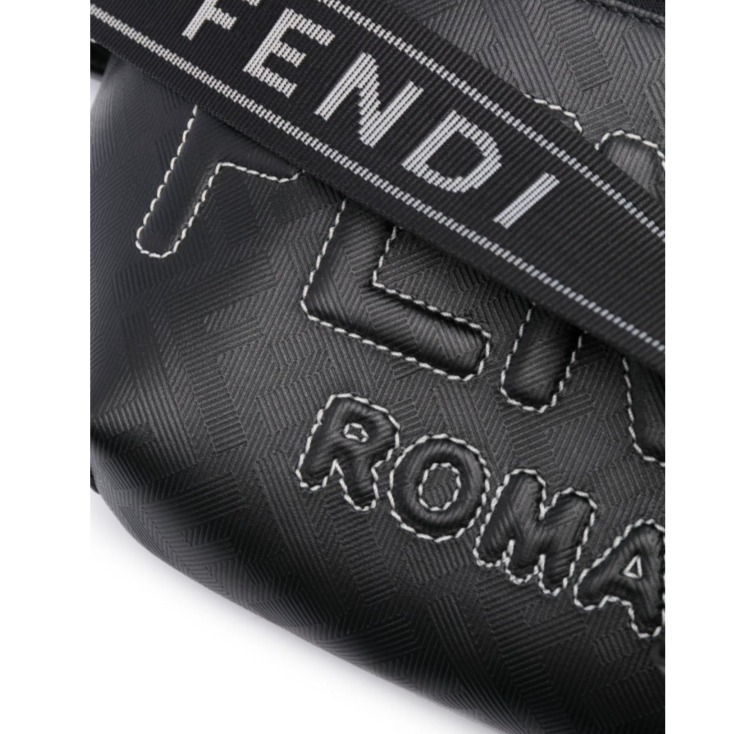 ショルダーバッグ FENDI ZIPPED LEATHER BELT BAG\t7VA562\tAP15\tF0GXN\tBLACK SO-82379BLK_01_ea89b653-0917-