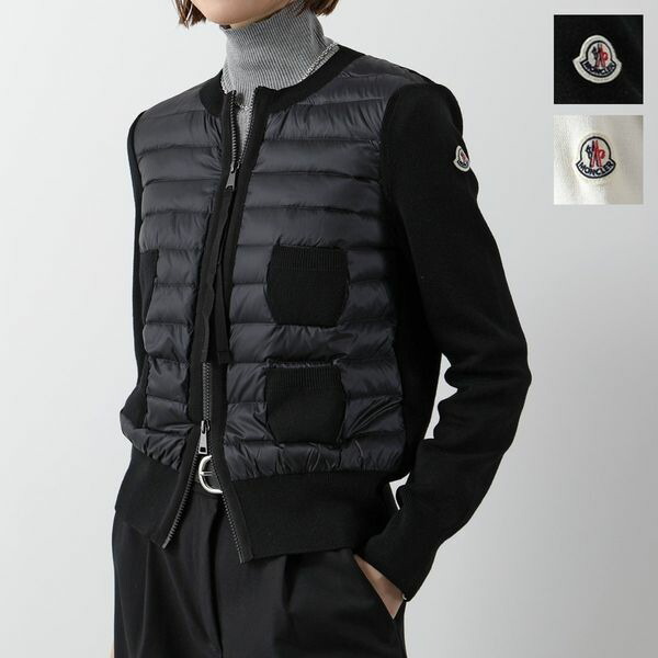MONCLER ダウンジャケット 9B51000 A9018 ニット切替