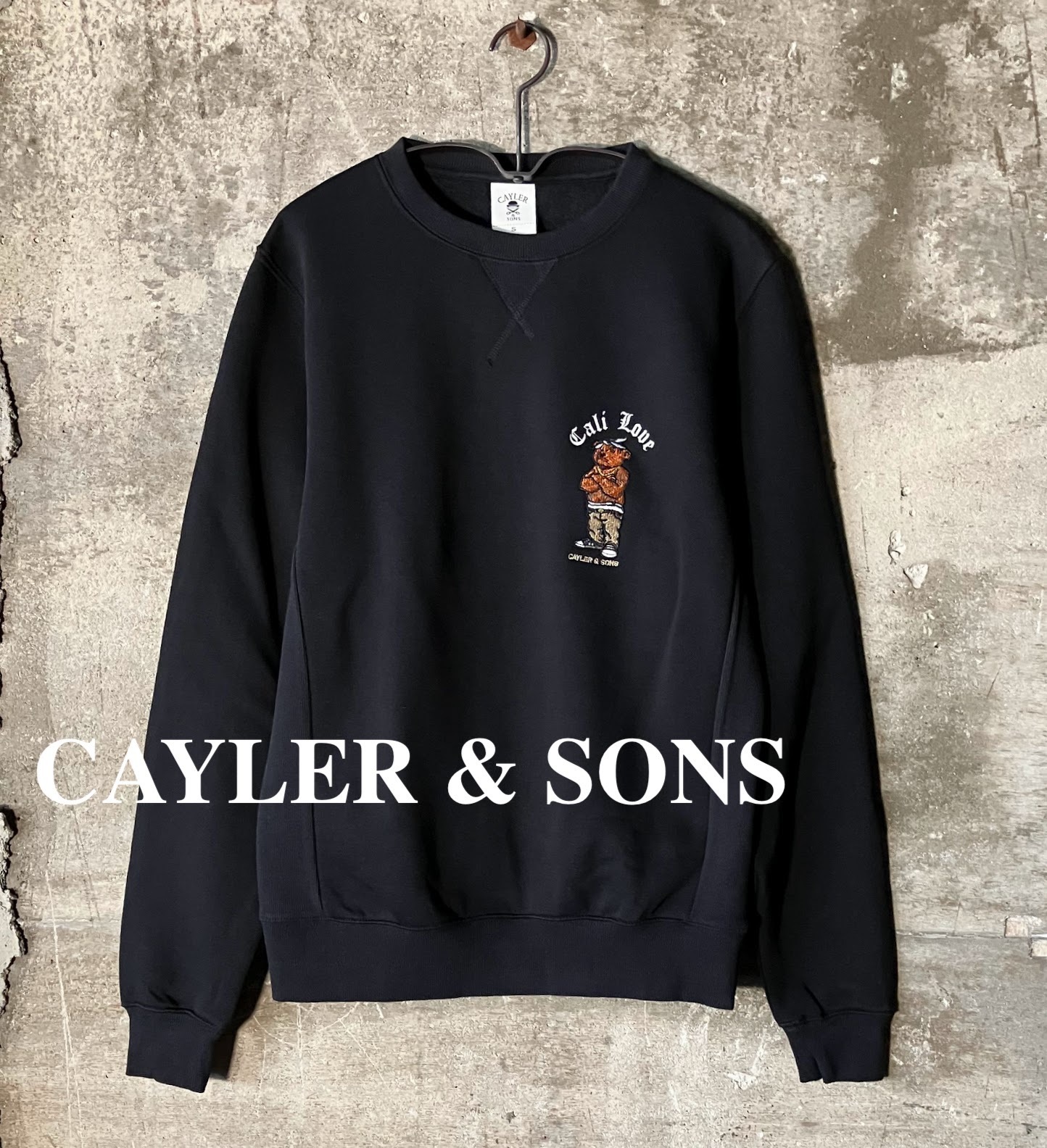 ★国内在庫/即発可*CAYLER&SONS*CEE LOVE刺繍スウェット/S★
