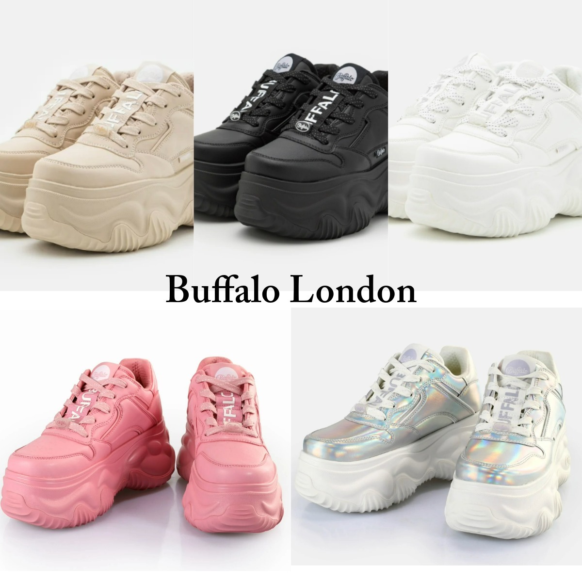 【Buffalo London】☆Blader One☆ロゴ Vegan 厚底スニーカー