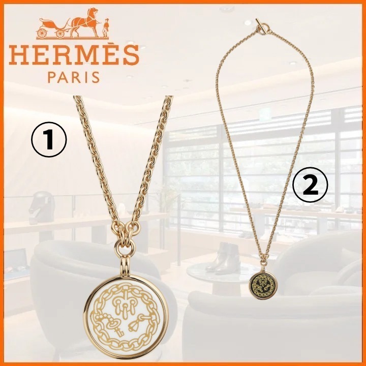【HERMES】メダイユ ネックレス