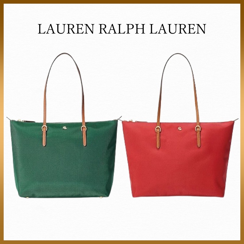 LAUREN RALPH LAUREN】KEATON ナイロン トートバッグ (Ralph