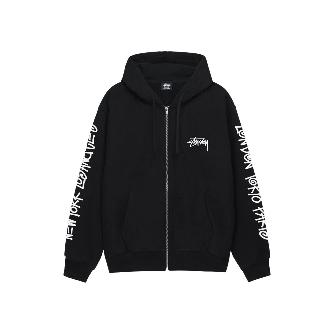 ☆STUSSY☆BIG CITIES ZIP HOODIE ジップフーディ☆追跡可