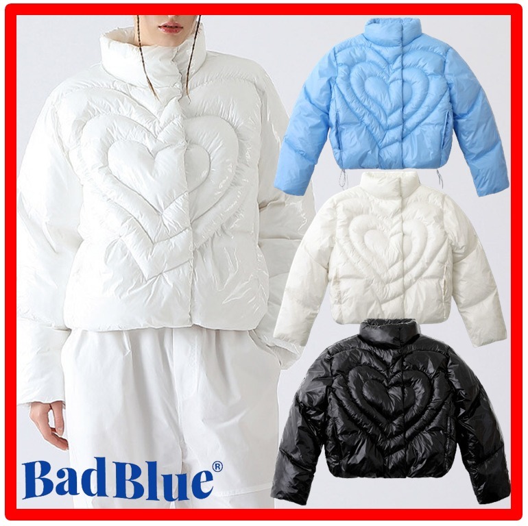 ☆韓国の人気☆【Bad Blue】☆Heart Puffer Jacke.t☆関税込☆