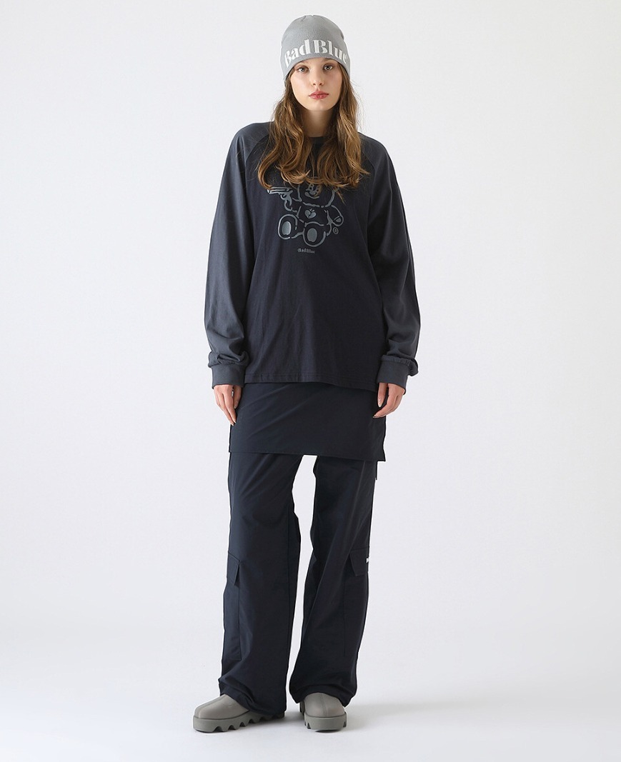 ★韓国の人気★【Bad Blue】★Logo Beani.e★23FW★関税込★ ☆韓国の人気☆【Bad Blue】☆Logo Beani.e☆23FW☆関税込