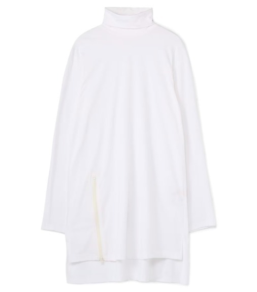 【Yohji Yamamoto】Ground Y タートルネックジップカットソー