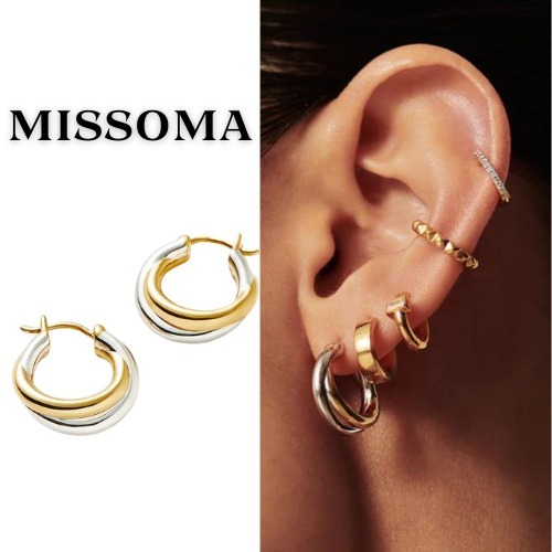 【MISSOMA】LUCY WILLIAMS CHUNKY ENTWINE ミニフープピアス