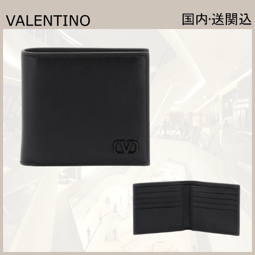 VIP★VALENTINO GARAVANI レザー ウォレット 二つ折り財布
