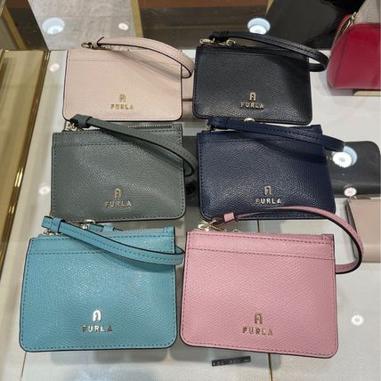 FURLA Card Holders Plain Logo Icy Color Card Holders