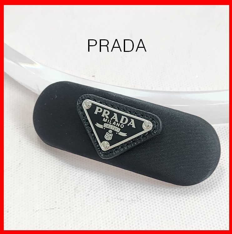 ☆韓国の人気☆【PRADA】☆RE-NYLON ヘアバレッタ☆関税込☆