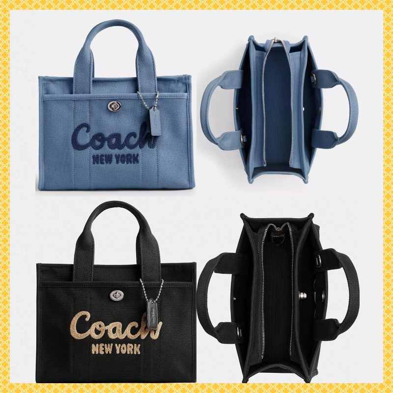 【COACH】Small Cargo 26 トートバッグ 2way ロゴ入 / 送関込み