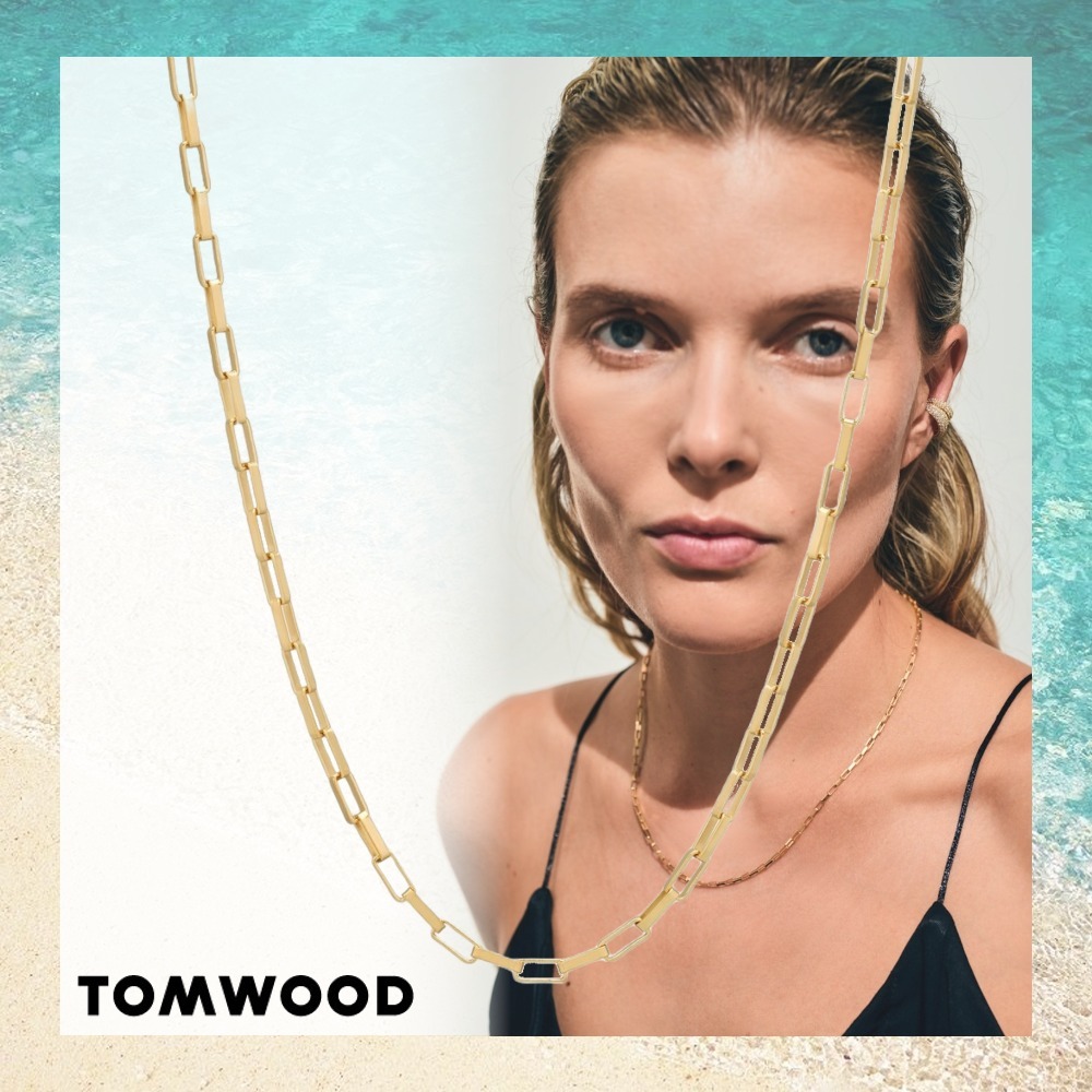 シンプル【Tom Wood】Billie Chain Gold 20.5inch