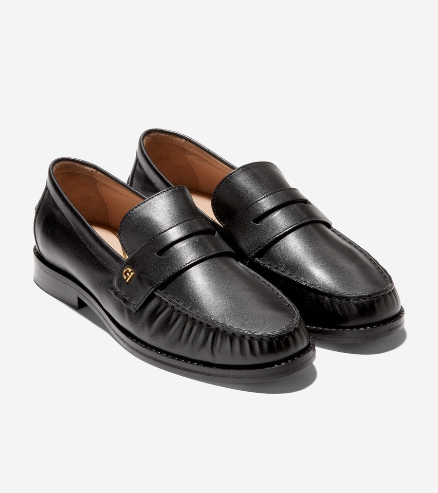 COLE HAAN ラックス ピンチ ペニー ローファー (ブラック)