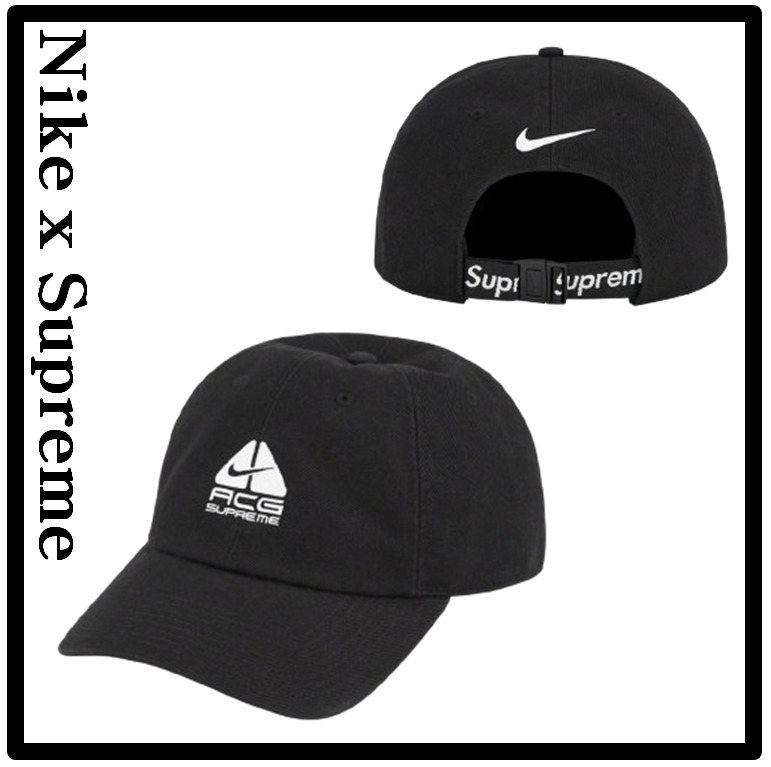 ★送料・関税込★Supreme x Nike ACG Denim 6-Panel Black★