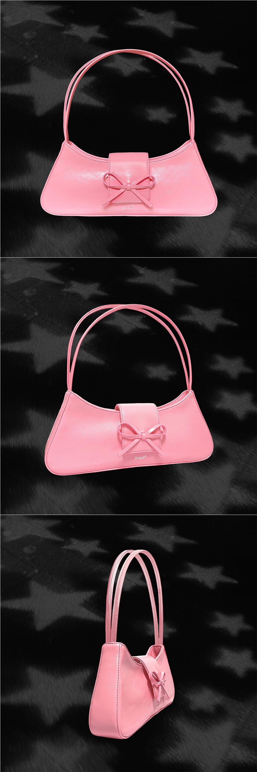☆TTMAB☆送料込み☆韓国☆大人気☆Ribbon small baguette bag