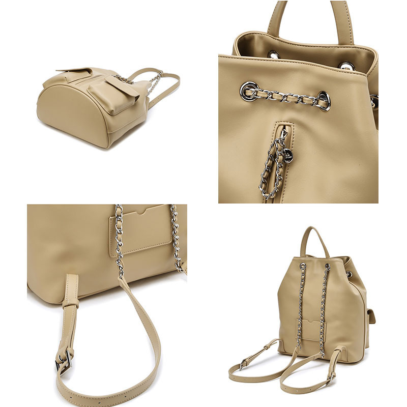 ◆JILLSTUART◆ [Estella] Chain Backpack 3 COLORS (JLBA4F405B JILLSTUART [ESTELLA] Beige chain backpack BKS987