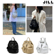 ◆JILLSTUART◆ [Estella] Chain Backpack 3 COLORS (JLBA4F405B JILLSTUART [ESTELLA] Beige chain backpack BKS987