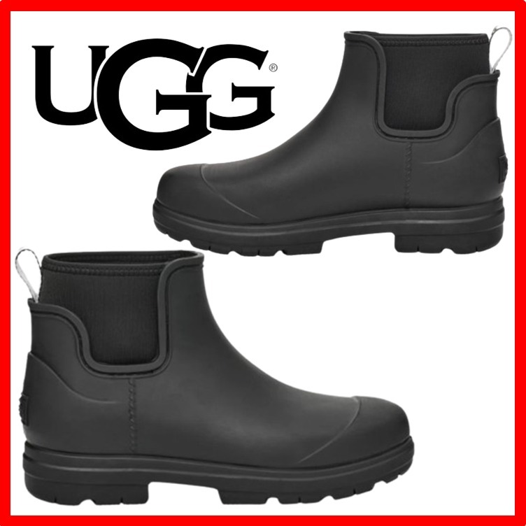 ☆韓国の人気☆【UGG】☆UGG W Droplet Rain Boots☆Black☆