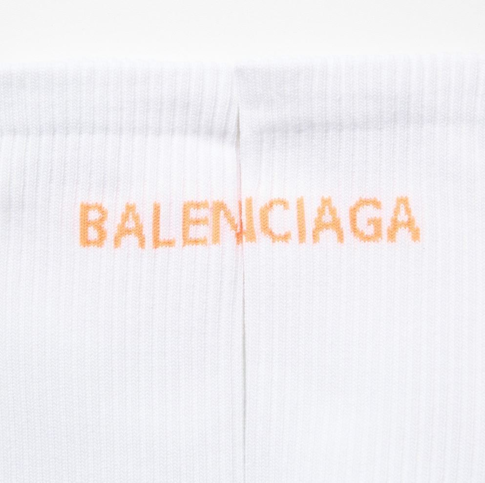 《BALENCIAGA》 ロゴ ハイトップ ソックス