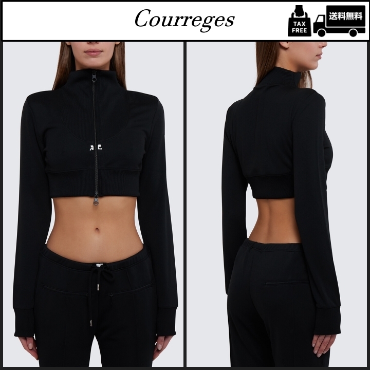 【Courreges】トラックスーツ クロップド ジャケット