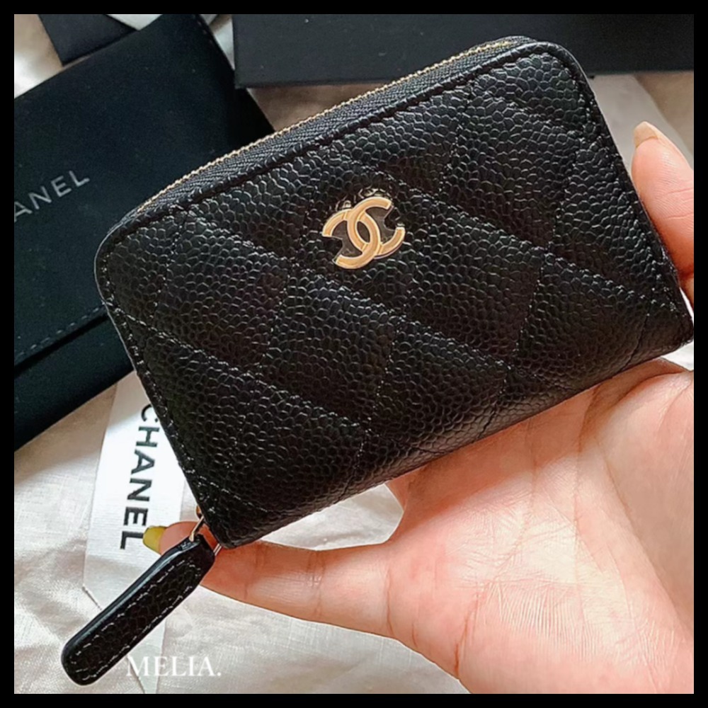 【ご褒美やギフトに♪】CHANEL クラシック ジップ コインパース