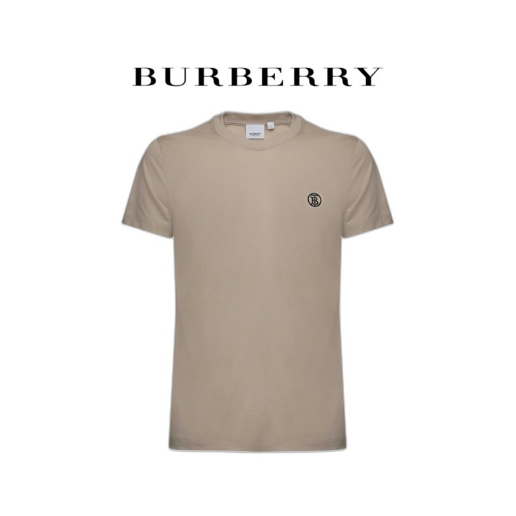 ★関税込み・送料無料★ Burberry ロゴ刺繍クルーネック シャツ