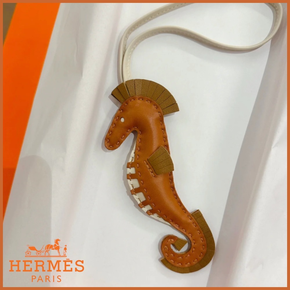 【可愛いアクセントに♪】HERMES バックチャーム Hippo