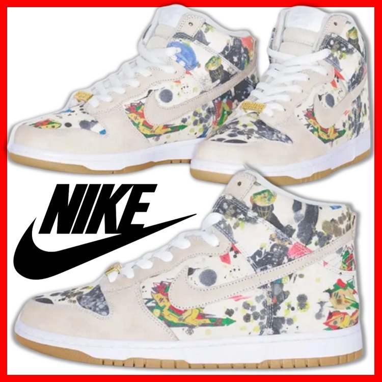 ★韓国の人気【NIKE】★SUPREME X NIKE SB DUNK HIGH★24-31cm★