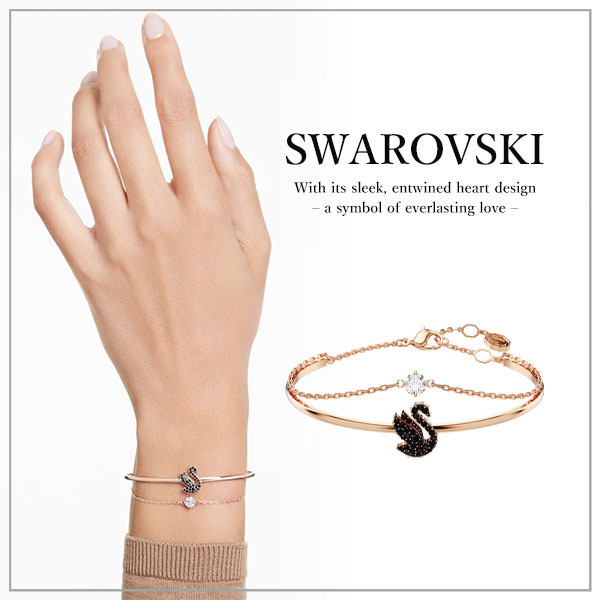 VIP価格【SWAROVSKI】スワロフスキー Swarovski Swan バングル