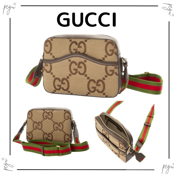 【GUCCI】国内発送 ショルダーバッグ GG JUMBO メッセンジャー
