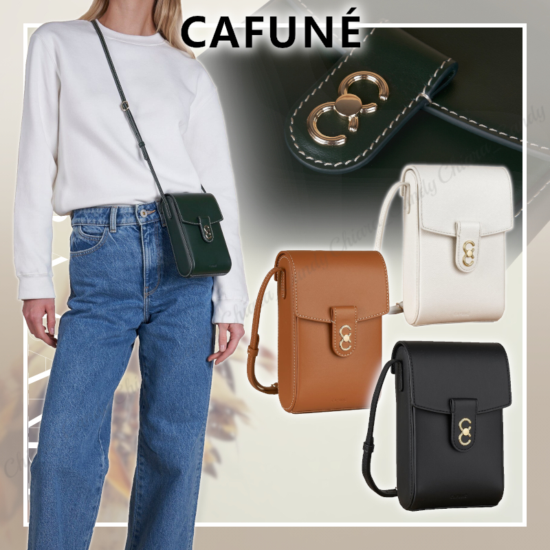 【23AW NEW】CAFUNE_women / TRUNK BOX ショルダーバッグ / ４色