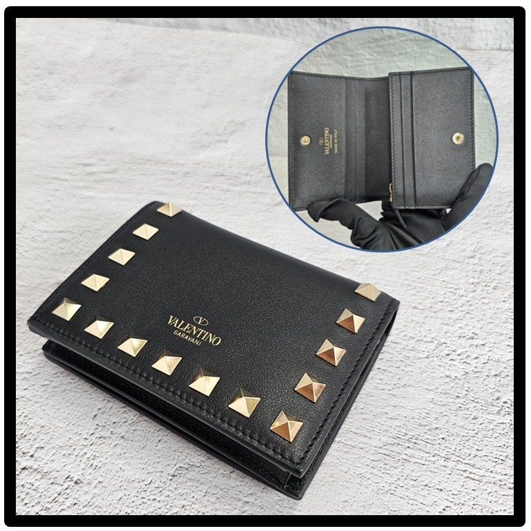 ★関税込★VALENTINO★ヴァレンティノ Rockstud wallet★